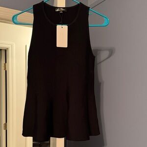 LINE AND DOT peplum top